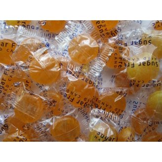 Sugar Free Butterscotch Hard Candy - 1/2 Pound Bulk Bag (Approx. 38 Pieces)