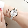 thumbnail image 4 of Nibosi Women Watch Ceramic Watch Women Simple Diamond Clock Casual Fashion Watch Sport Waterproof Wristwatch Relogio Feminino - Quartz Wristwatches, 4 of 6