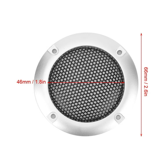 Rejilla de audio DeLeativa Para Automómómómómmómómeno, 4 Pizas Rejilla de Altavoz de Audio de 2 Pulgadas Rejilla de Malla de Altavoz de Audio Delecetiva Protectora