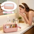 thumbnail image 4 of Clear Makeup Bag Transparent Pvc Cosmetic Pouch Travel Toiletry Organizer For Women 1 Pack, 4 of 6