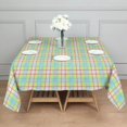 thumbnail image 3 of Colorful Grid Checkered Pattern Square Tablecloth,Waterproof Square Table Cover,Wipeable Spillproof Washable Table Cover for Home Kitchen Party Decor 52"x52"(132x132cm), 3 of 6