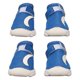 thumbnail image 1 of Botas de malla para perros, suaves, transpirables, evitan resbalones, cierre de gancho y bucle, zapatos para cachorros para caminar, escalar, azul tipo 1, 1 of 5