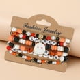 thumbnail image 6 of Beautynvta Halloween Bracelets Sets for Women, Gothic Layered Beaded Bracelets Pack, Spooky Ghost Pumpkin Witch Hat Bat Stackable Strench Bracelet for Accessories Jewelry Gifts, 6 of 6