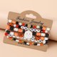 thumbnail image 5 of Juegos de pulseras de Halloween, Pulseras de cuentas superpuestas góticas, Fantasma espeluznante, Calabaza, Pulsera elástica, 5 of 6