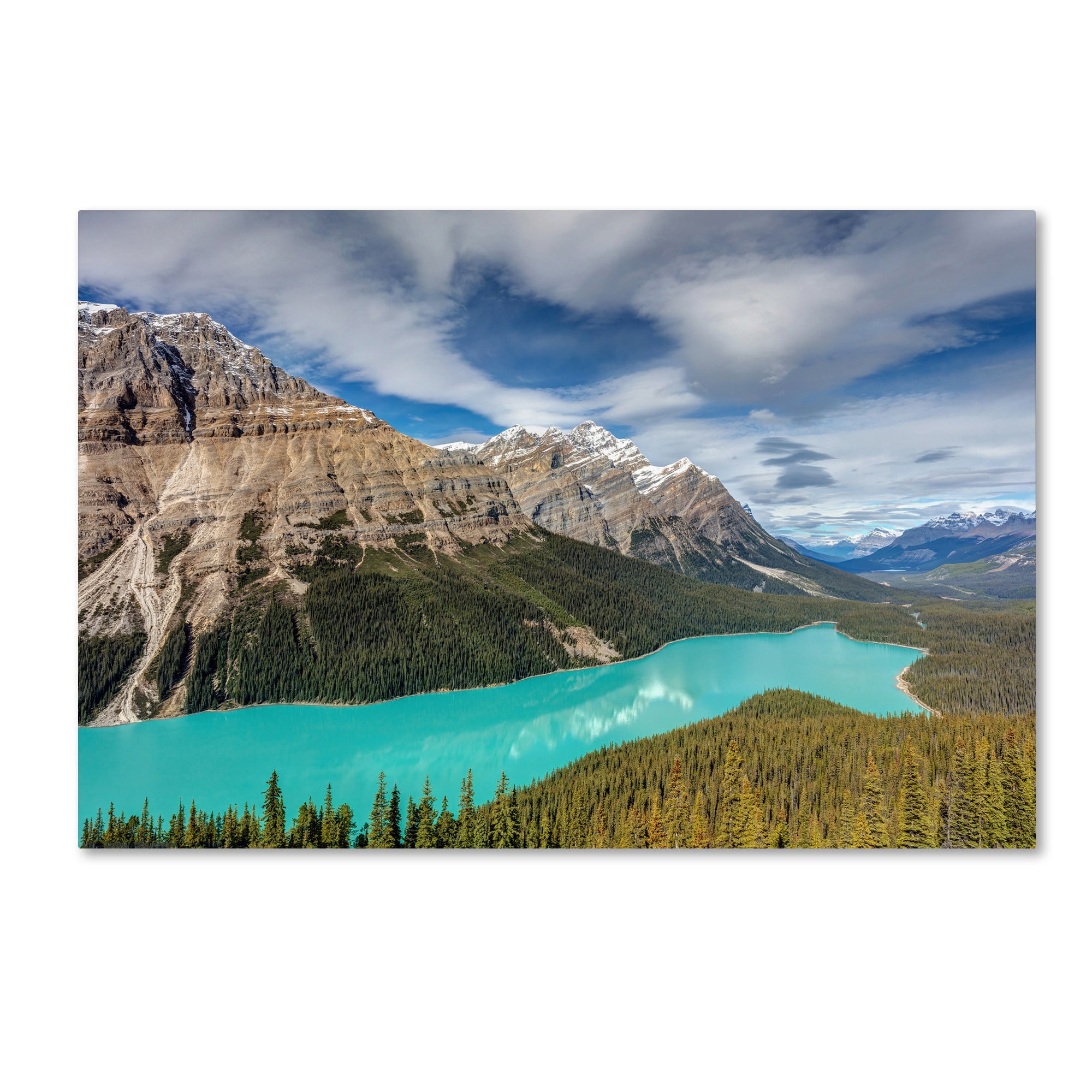 Trademark Fine Art 'Peyto Lake' Canvas Art by Pierre Leclerc