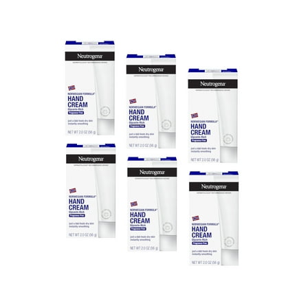 Neutrogena Norwegian Formula Hand Cream Fragrance-Free 2 oz (Pack of 6)
