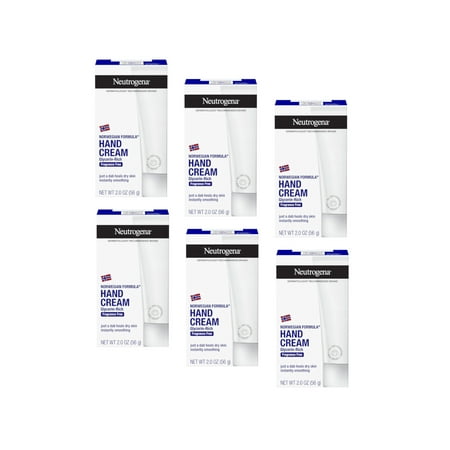 Neutrogena Norwegian Formula Hand Cream Fragrance-Free 2 oz (Pack of 6)