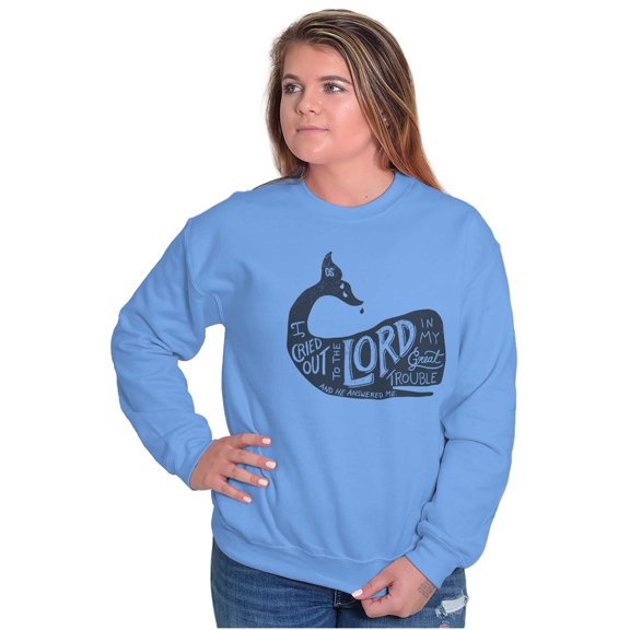 Cried Out To The Lord He Answered Sweatshirt for Men or Women Brisco Brands S