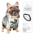 thumbnail image 3 of Balery Flamingo Palm Trees Sudadera con Capucha para Perros Pequeños – Ropa para Mascotas, Disfraz para Perros y Gatos, Ideal para Fiestas y Cosplay-X-Small, 3 of 7