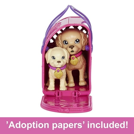 Barbie - Pup Adoption Playset with Doll - Multicolor