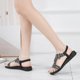 thumbnail image 5 of Zapatos Verano Sandalias Planas Bohemio Punta Abierta Diamantes Imitación para Mujeres Y Niñas, 5 of 9