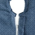 thumbnail image 2 of Design Imports CAMZ13019 Nappe Extérieure à Motif Ton sur Ton Bleu Français avec Fermeture Éclair, 2 of 2