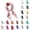 #03 Champagne, variant on Silk Feeling Small Square Scarf for Women 27.5 Inch Solid Color Sunscreen Hair Tie Thin Elegant Temperament Handbag Accessory Hair Scarf, #03 Pink, One Size