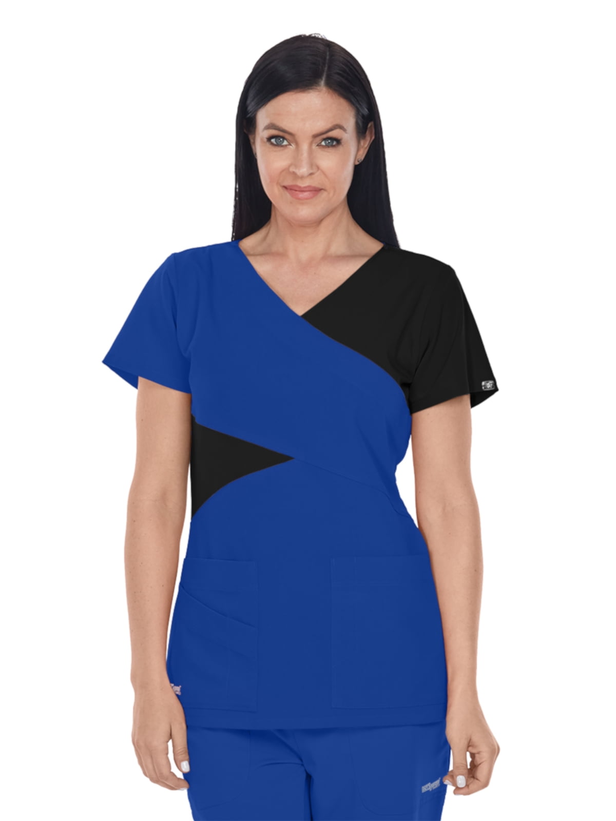 Barco Grey's Anatomy Signature 2140 Women's Contrast Mock Wrap Scrub