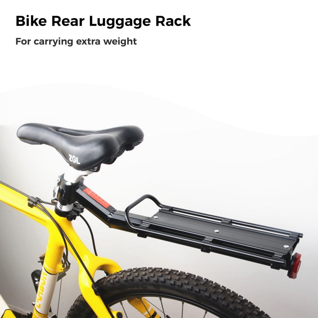 Aluminum Alloy Quick Release Bike Cargo Rack Rear Seat Post Luggage Carrier 20 Lbs Capacity for Mountain Fat Bikes Walmart