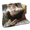 thumbnail image 3 of High Pile Oversized 60x80 Luxury Throw, One Size, Lion, 3 of 3