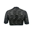 thumbnail image 3 of mfyjkho Tops Para Mujer, Blusas Y Camisas De Manga Corta Con Cuello En V Y Encaje Calado Para Mujer Tops De Tallas Grandes Xxl, 3 of 4