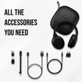 thumbnail image 2 of Philips Auriculares inalámbricos con cancelación de ruido, auriculares inalámbricos estéreo con micrófono extraíble, auriculares Bluetooth con micrófono, control táctil y ligero, 55 horas de reproducc, 2 of 5