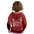 thumbnail image 4 of Tiijoy Big Girls Cute Hoodie Zipper Eyelets Hooded Sweatshirt, Sizes 7-8, 4 of 7