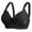 Black, variant on Ohufall Breathable Bras for Women Cool! Woman's Large Size Comfortable Bra Underwear No Rims