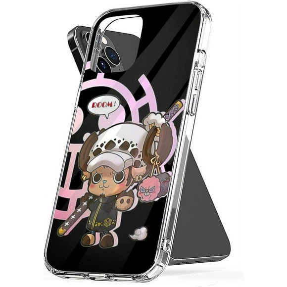 Phone Case Tony Tony Se Chopper Trafalgar Law Cosplay Scratch Accessories Waterproof Transparent Compatible with iPhone 15 6.1 Inch