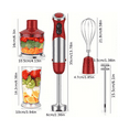 thumbnail image 2 of Handheld Kitchen Blender 1000W 5-in-1 Hand Blender 12- Blender for Food, Soups Purees and Cakes US Plug, 2 of 7