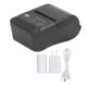 thumbnail image 1 of Impresora térmica de recibos móvil, aplicación Bluetooth, impresora térmica editable de 58mm, enchufe estadounidense de 100-240V, 1 of 5