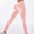 thumbnail image 2 of DAFEI Womens Solid Color Pocket Straight Tube Loose Stretch Yoga Pants Color Contrast Solid Pants, 2 of 4