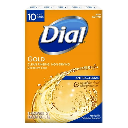 10 Station Speed Dial - Dial Antibacterial Deodorant Bar Soap, Gold, 4-Ounce Bars, 10 Count (Pack of 3) 30 Count
