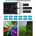 thumbnail image 5 of SEAOURA LED Aquarium Light - 7-Row Full Spectrum, 8 Colors & 20 Brightness, Custom Timer for Plant Growth，Day/Night Cycle, Adjustable Mount (24-30in, 24W, IP68), 5 of 9