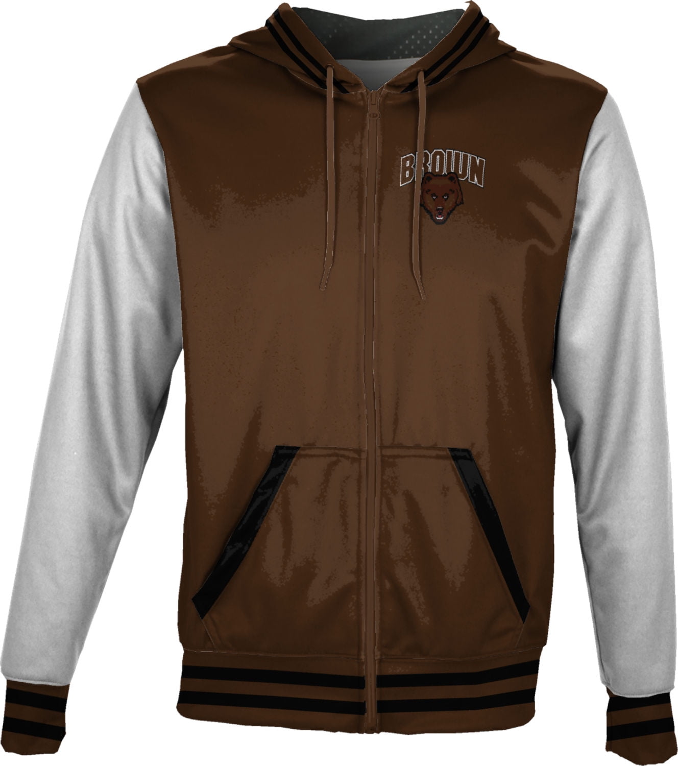 ProSphere Brown University Boys Full Zip Hoodie Letterman