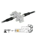 thumbnail image 2 of Wideskall 4 Way Coax Cable Balanced Splitter F-Type Screw for TV Antenna Satellite Cable Pack of 2, 2 of 3