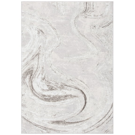 SAFAVIEH Orchard Edweena Modern Area Rug, Grey/Light Grey, 5'5" x 7'7"