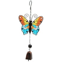 VerPetridure Painted Butterfly Rust-proof Metal Wind Chime Hanging Room Decoration