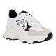 thumbnail image 1 of Zapatilla Guess CALEBB para mujer blanca/negra, talla 6.5, 1 of 1