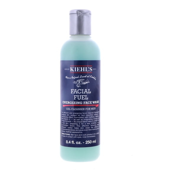 Kiehl's Facial Fuel Energizing Face Wash Gel Cleanser for Men, 8.4 oz