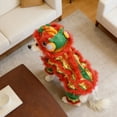 thumbnail image 4 of Chinese Year Costume Winter Warm Apparel Polyester Material Festive Design Easy Wear for Small Medium Dogs Cats Holiday Photos Parties, 4 of 6