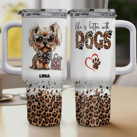 

Personalized Dog Tumbler with Norfolk Terrier Dog’s Name – Custom Travel Coffee Cup 40oz Travel Coffee Cup Gift for Mother s day Father s day Christmas ATVfth