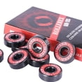 thumbnail image 6 of Rollerex Titan 608-2RS Lubricated Silicon Nitride Ceramic Skate Bearings (8-Pack) - For Inline, Roller Blade, Rollerskate, Skateboard, RipStik & More, 6 of 7