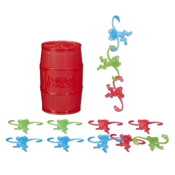 Barrel of Monkeys Neon Pop Monkey Chain Game - Walmart.com - Walmart.com