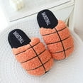 thumbnail image 3 of Aayomet Slippers for Women Football Basketball Baseball Parent Child Slippers Cute Indoor Non Slip Home Slippers (B, M), 3 of 4