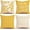 Yellow, variant on Throw Pillow Covers 20x20 Inch, Pillow Covers 20x20,Squar Pillow Covers Set of 4 Boho Modern Farmhouse Neutral Decorative Pillowcases Linen Cushion Case for Couch, Bed, Home Decor