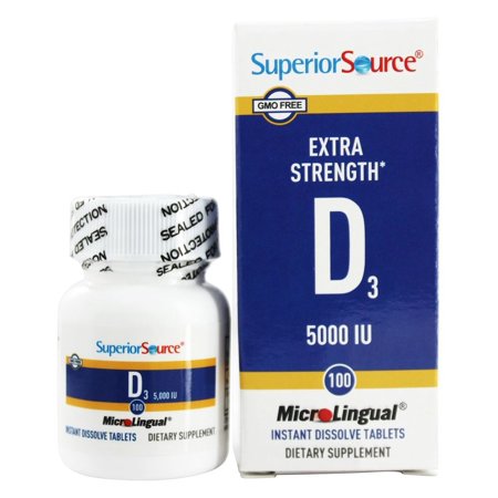 Superior Source - Vitamin D3 Extra Strength Instant Dissolve 5000...
