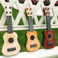 thumbnail image 3 of Mini Ukulele Toy, Children's Musical Instrument, Interactive Lightweight Ukulele for Toddlers and Kids, Durable ABS Plastic with Nylon Strings, Easy to Carry Educational Gift, 3 of 5