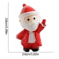 thumbnail image 2 of Wadada Christmas Miniature Figurines Ornaments, Resin Xmas Miniatures Mini Landscape Christmas Tree Snowman Santa Figurines for DIY Snow Globes Crafts Winter Fairy Garden Dollhouse Decoration (1PCS), 2 of 5