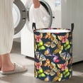 thumbnail image 6 of KLL Butterfly Wild Insect Waterproof Foldable Laundry Hamper Bucket with Handles for Storage Bin,Kids Room,Home Organizer (Medium ), 6 of 7