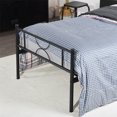 thumbnail image 4 of Twin Bed Frame Heavy Duty Twin Size Metal Bed Frame with Headboard No Box Spring Needed 300 lbs Load Capacity Easy Assembly - Black, 4 of 10