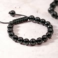 thumbnail image 3 of Bling Jewelry Womens Black Onyx Gemstone Strand Stackable 10MM Bead Bracelet Cord String Adjustable, 3 of 3