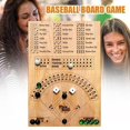 thumbnail image 5 of Baseball Dice Board Game Dice And Marbles Board Game Baseball Gameboard, 5 of 5