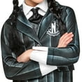 thumbnail image 2 of Wednesday Addams Halloween Costume for Children, Girls Size L (10/12), by Rubies, 2 of 7
